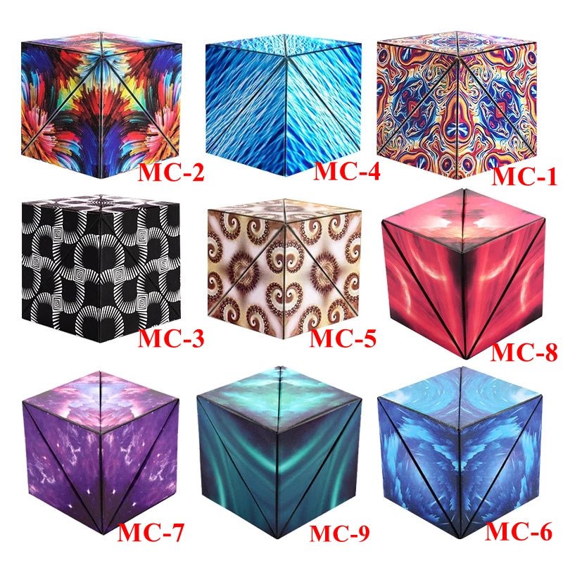 Magnetic Magic Cube Shape - Shifting Sensory Fidget for Calm, Focus and Creativity - Stimsy